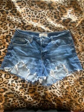 Cute Denim Distressed Shorts